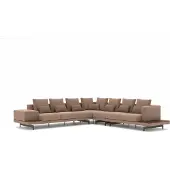 AEA Designer Garnitur Wohnzimmer Ecksofa L-Form Einrichtung Luxus Möbel