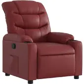 Sonstiges Fauteuil inclinable Rouge bordeaux Similicuir