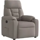 Syfax Fauteuil inclinable Taupe Tissu