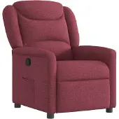 Syfax Fauteuil inclinable Rouge bordeaux Tissu