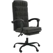 Syfax Fauteuil inclinable de bureau Noir Velours