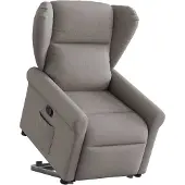 Syfax Fauteuil inclinable taupe tissu
