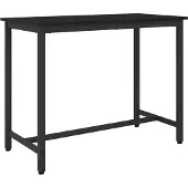 Syfax table Chêne noir 100 x 50 x 76,5 cm Bois d'ingénierie et acier