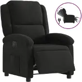 Sonstiges Fauteuil inclinable électrique Noir Tissu