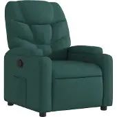 Syfax Fauteuil inclinable Vert foncé Tissu