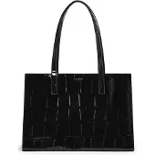 Ted Baker sac à main Welona Croc Effect Elongated Icon Bag Black noir