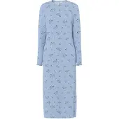 Pieces Robe 'PCFlora' bleu clair / vert foncé / blanc
