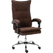 Syfax Chaise de bureau Marron Tissu
