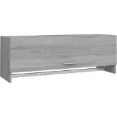 vidaXL Armoire Gris Sonoma 100x32,5x35 cm Bois composite