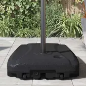 Prolenta Maison Exclusive - Support pour parasol noir