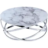 Xl Moebel Gmbh Table basse grise moderne en acier inoxydable