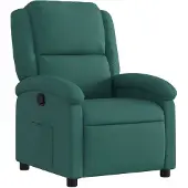Syfax Fauteuil inclinable Vert foncé Tissu