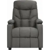 Syfax Fauteuil inclinable Gris foncé Tissu