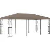 The Living Store Pavilion 6x3 m Tissu Taupe