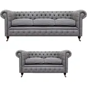Xl Moebel Gmbh Chesterfield Design Luxe Coussin Canapé Siège Garniture Textile Canapé
