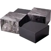 AEA Table basse grise contemporaine en bois