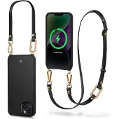 Spigen Classic Charm Mag Magsafe Iphone 14 Black (Apple iPhone 13, Apple iPhone 14), Coque pour téléphone portable, Noir