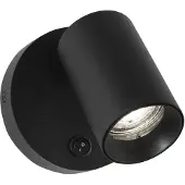 Lyora Spot mural Net Rond Noir