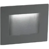 Lyora Lumière encastrée Krypton carré gris 8cm