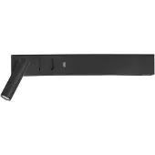 Nova Luce Lampe de chevet Vida Gauche Noir avec USB