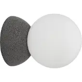 Nova Luce Applique murale Zero Gris avec blanc