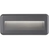 Nova Luce PULSAR LED Applique murale Gris 4W IP54 Blanc chaud 23x3x10cm 812102