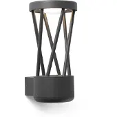 Faro Applique murale extérieure LED TWIST 3000K IP65 gris foncé