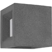 Lyora Applique murale carrée Castro noir