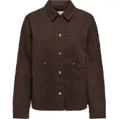 ONLY Veste mi-saison 'ONLSierra' brun foncé