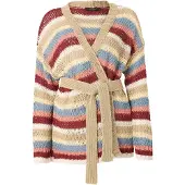 Weekend Max Mara pour femme. 2615341032600 Veste en lin Wkdbonito multicolore (L), Casuel