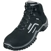 Uvex bottes motion style S2 noir, argent largeur 11 Gr. 43