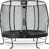 Exit Elegant Premium Trampoline ø305cm – avec Filet de sécurité – Rond – Noir