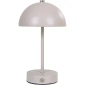 House Nordic Holt lampe de table LED rechargeable couleur sable.