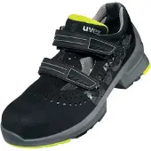 Uvex sandales 1 S1 noir, jaune largeur 12 Gr. 39
