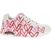 SKECHERS Baskets 155507-WRPK blanc pour femme