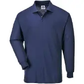 Portwest B212 Polo Genoa Langarm Navy Gr. M