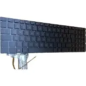 T-ProTek Clavier allemand rétroéclairé compatible avec ASUS N44.991JM-1A