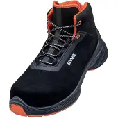Uvex bottes 1 G2 S2 noir, rouge largeur 10 taille 36