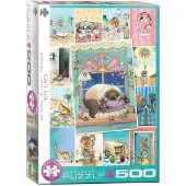 Eurographics Cat Life Puzzle XL 500 pièces
