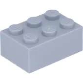 LEGO brique 2x3 3002 - 250 pièces gris clair