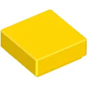 LEGO 1x1 tuiles 3070 - 50 pièces jaune