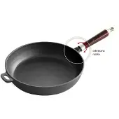 KINGHOFF Poêle en Fonte 30 cm KH-1009 Noir Induction