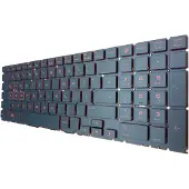 T-ProTek Clavier FRANÇAIS éclairage compatible avec HP Omen 15-dc1002ng (6AY56EA)