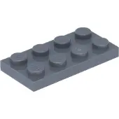 LEGO 10 pièces 3020 Plaques 2x4 Part Basic 10 gris foncé