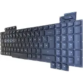 T-ProTek Clavier allemand rétroéclairé compatible ASUS ROG Strix GL703VM-GC111T