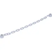 LEGO 10 pièces de chaînes, 21 maillons, gris clair
