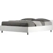 Ityhome Lit Rangement Frêne Blanc Nuamo 160X190