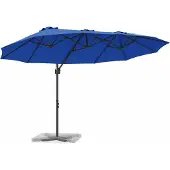 Syfax Parasol Azur 372 x 198 x 243 cm Polyester et Aluminium