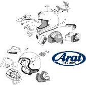 Arai Earcup Sz-Urban 30Mm Open Face Helmet