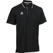 Select Oxford Poloshirt Uni schwarz S